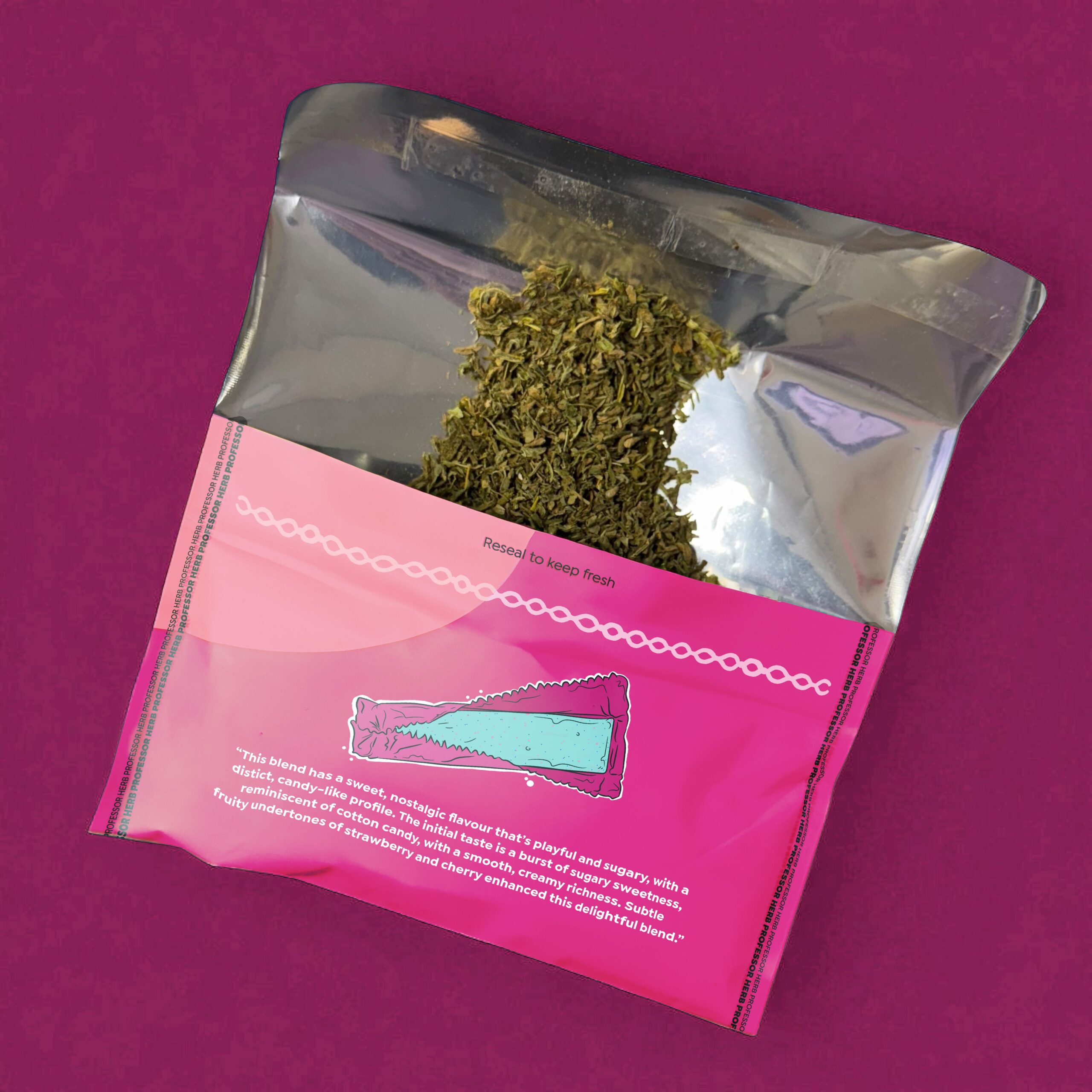 Professor Herb Premium Mieszanka Konopna (24g) – Bubblegum - obrazek 2
