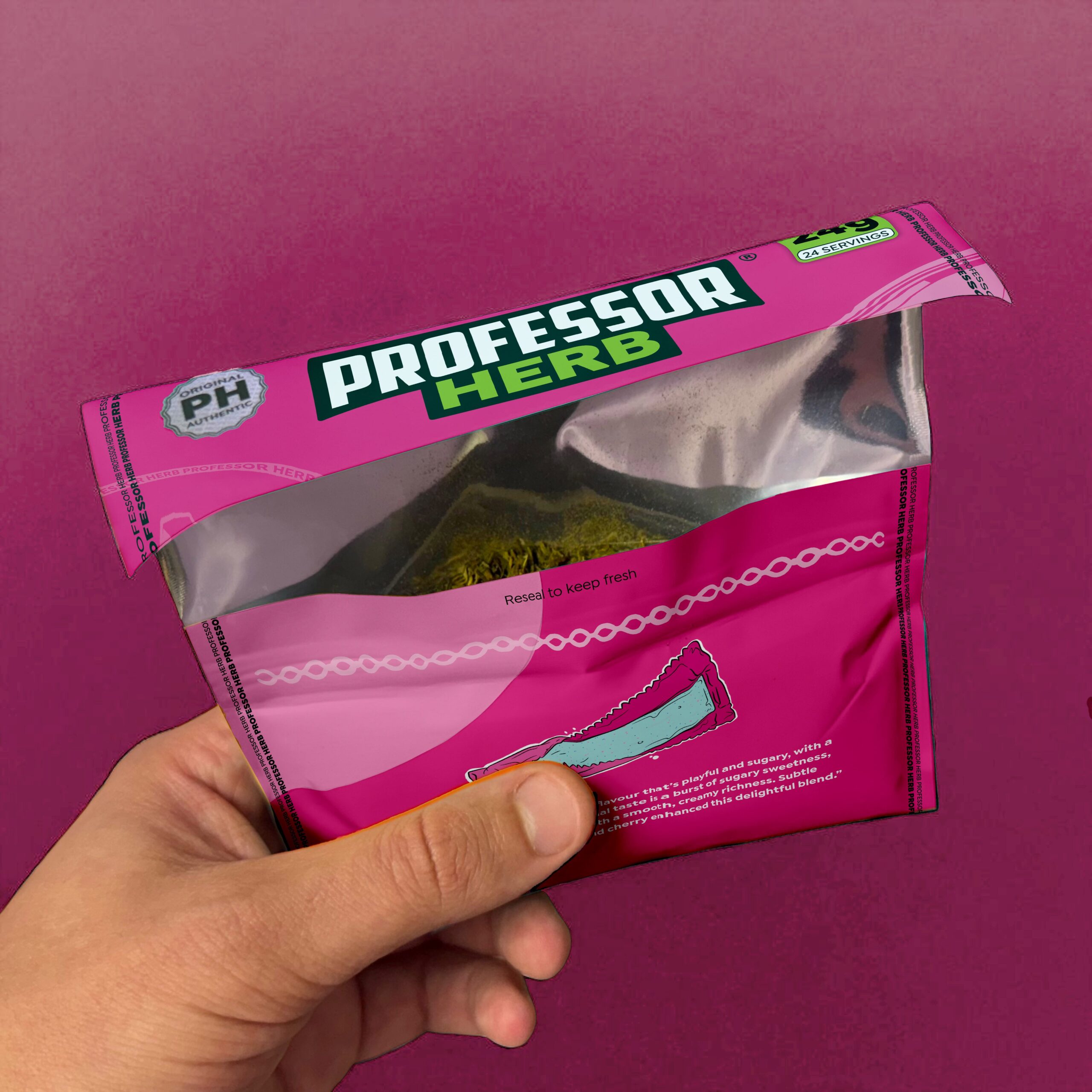 Professor Herb Premium Mieszanka Konopna (24g) – Bubblegum - obrazek 4