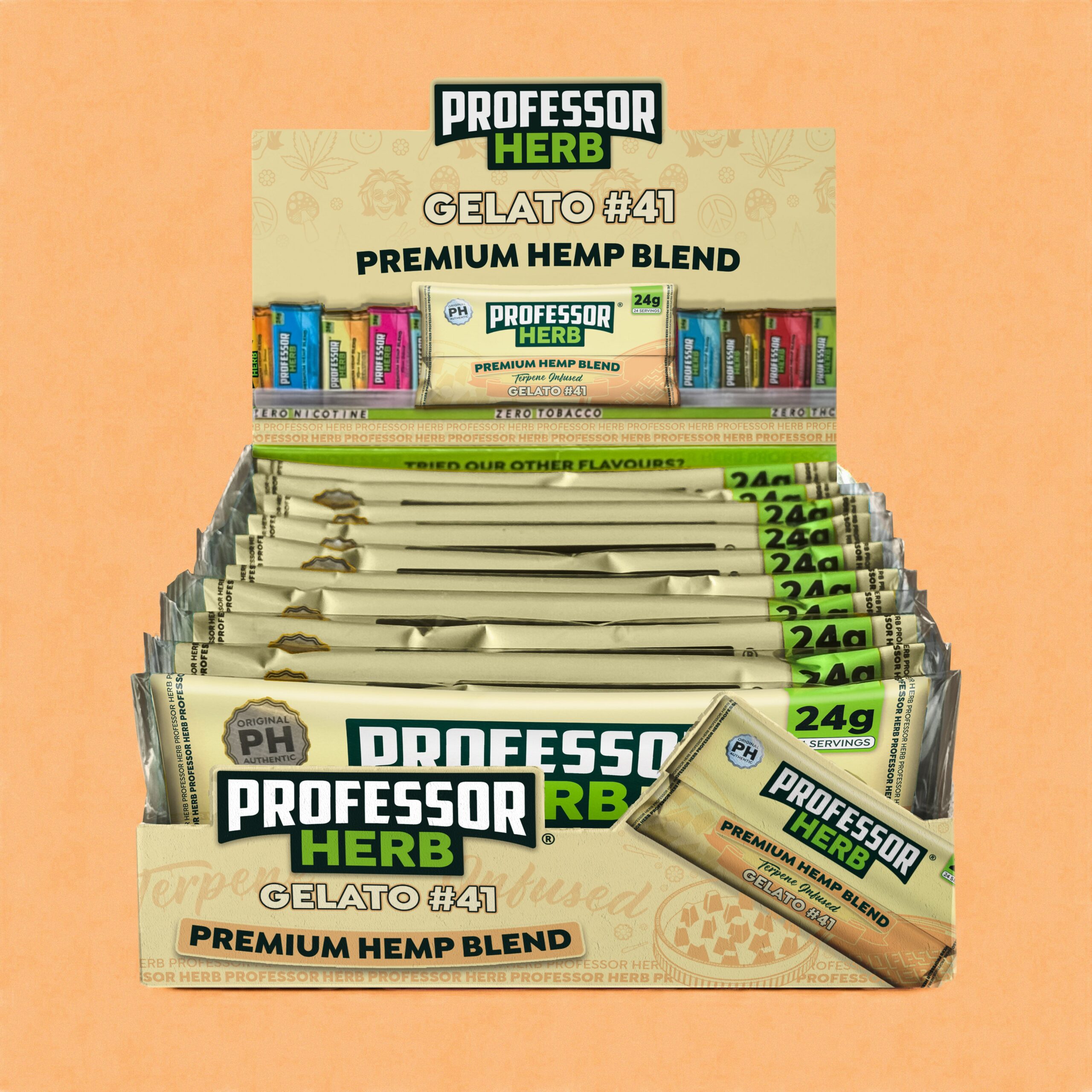 Professor Herb Premium Mieszanka Konopna (24g) – Gelato #41 - obrazek 3