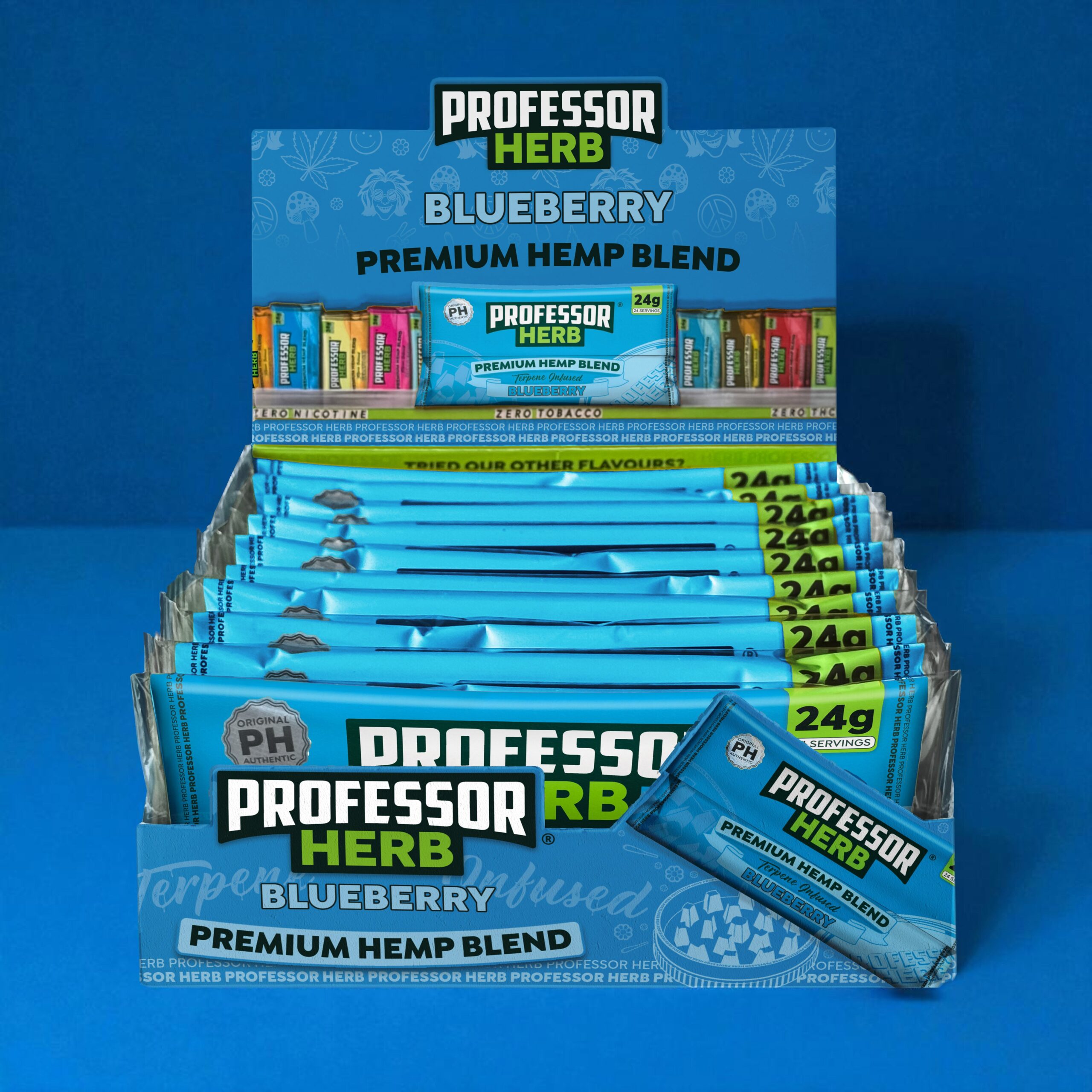 Professor Herb Premiumowa Mieszanka Konopna (24g) – Borówka - obrazek 3