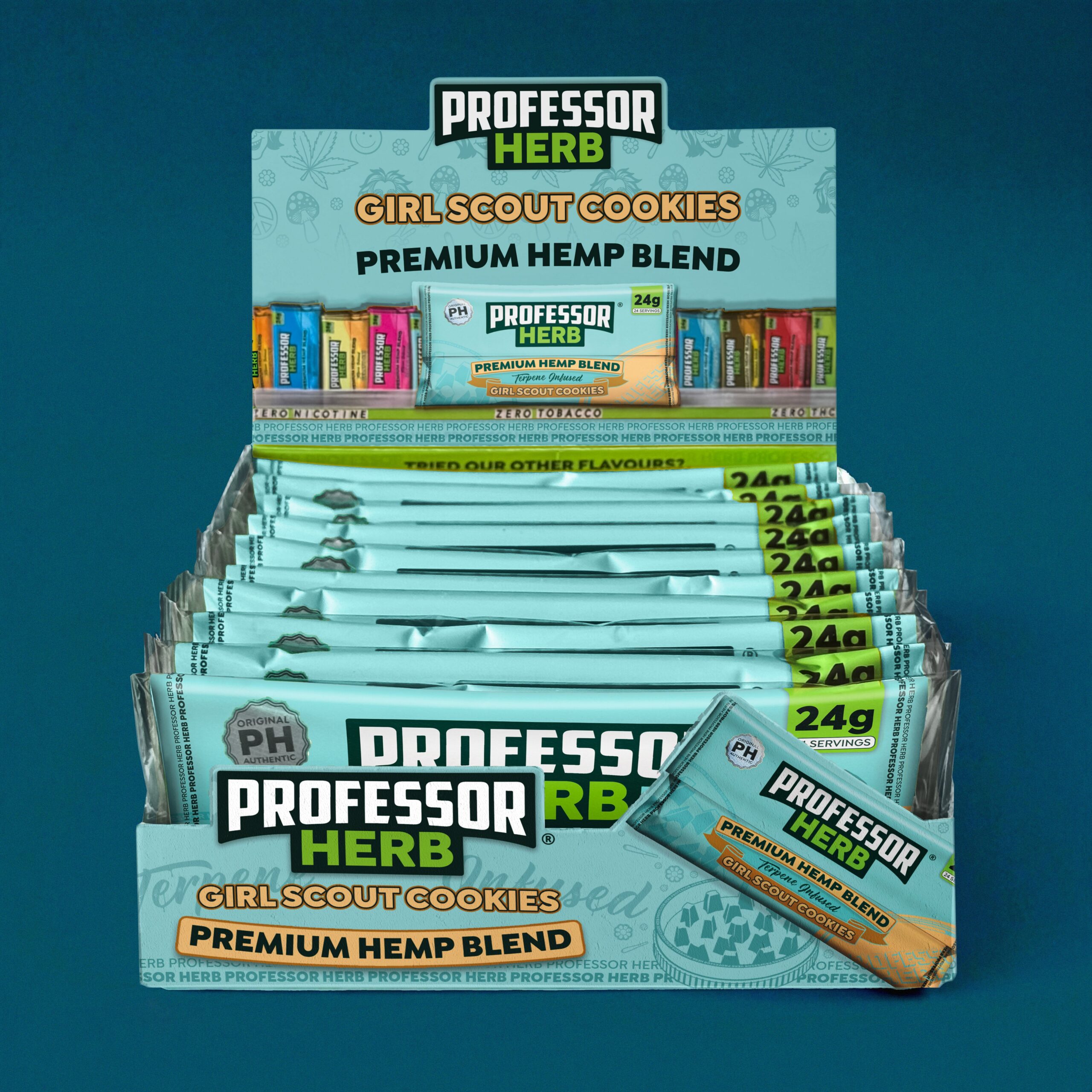 Professor Herb Premiumowa Mieszanka Konopna (24g) – Girl Scout Cookies - obrazek 3