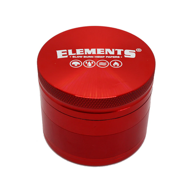 Elements 4-Częściowy Młynek Metalowy – Czerwony - obrazek 4