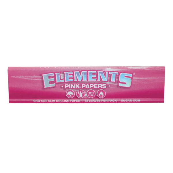 Elements King Size Slim Pink Rolling Papers

**Elements King Size Slim Różowe Bibułki do Skrętów**