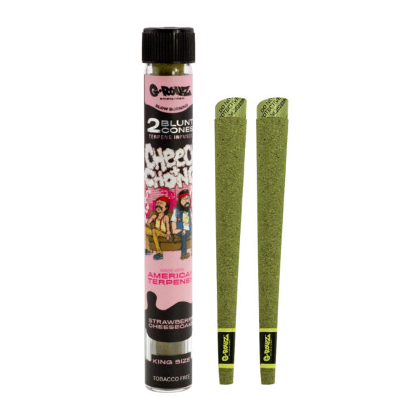 G-Rollz Cheech & Chong Blunty Konopne z Terpenami – Sernik Truskawkowy