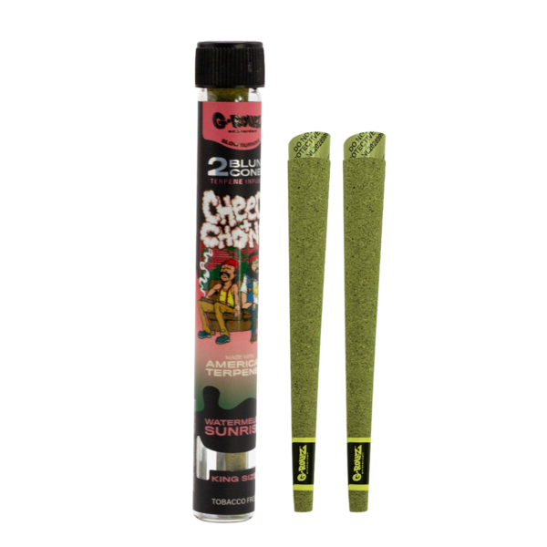 G-Rollz ‘Cheech & Chong’ Blunty konopne wzbogacone terpenami 2 szt. – Watermelon Sunrise