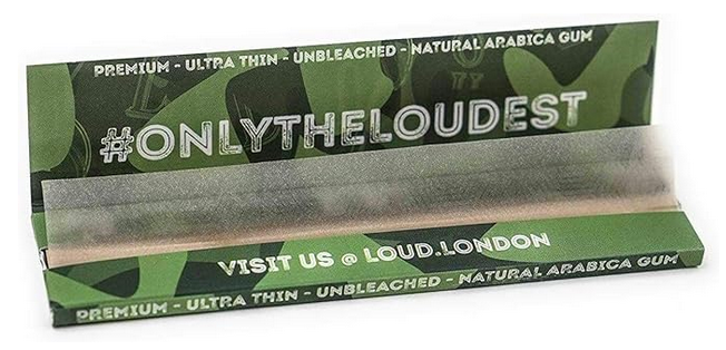 Loud Ldn XLoud Rolling Papers: Natural Unbleached – King Size