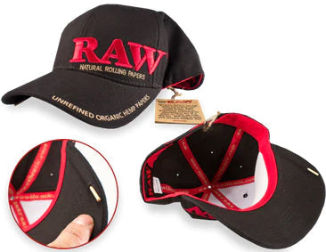RAW Czapka baseballowa z pokerem – Czerwone logo - obrazek 2