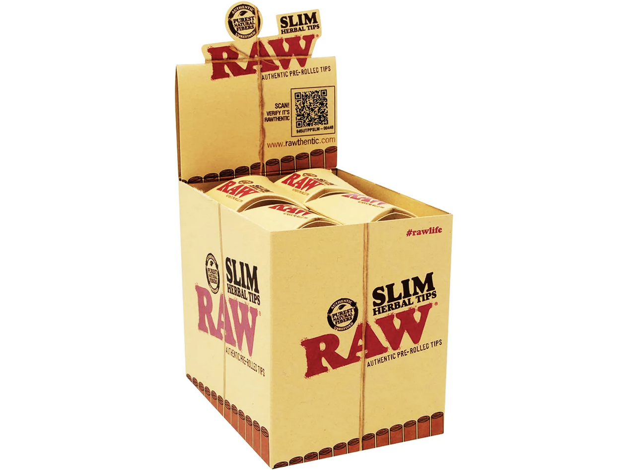 RAW Pre-Rolled Slim Tips - obrazek 3