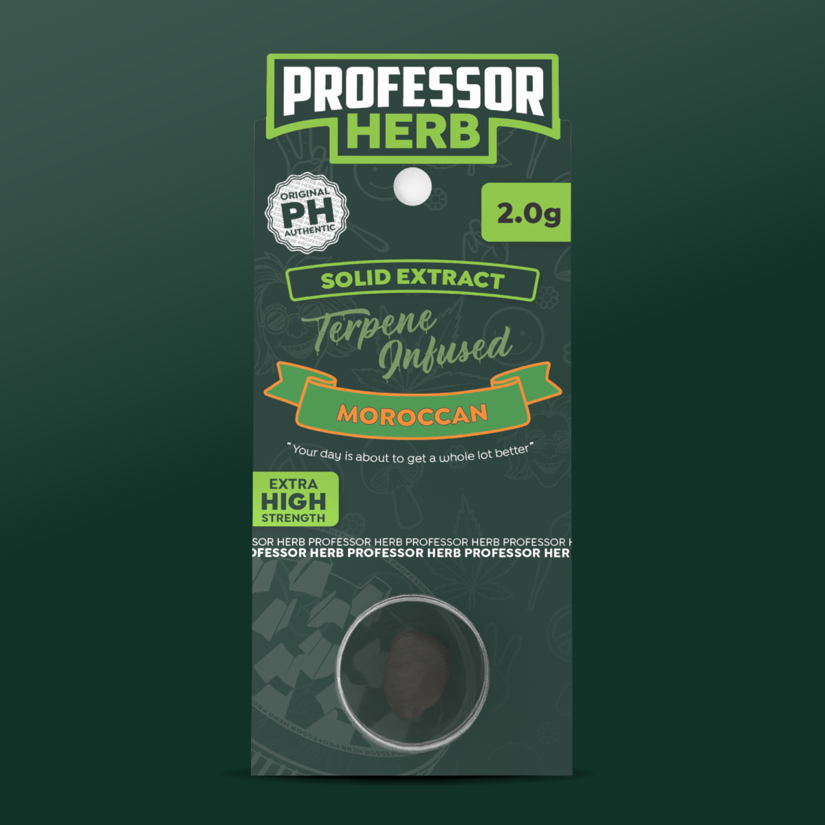 Professor Herb Hemp Solid Extract (2g) – Moroccan Hash (22%)