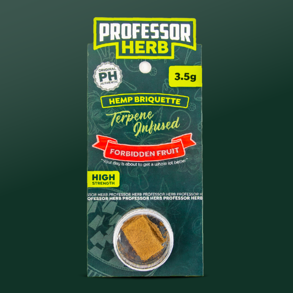 Professor Herb Hemp Briquette Hash (3.5g) – Zakazany Owoc