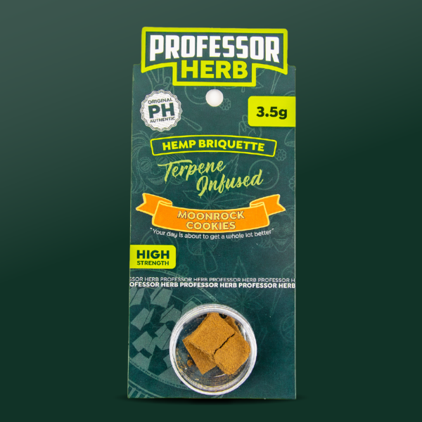 Professor Herb Hemp Brykiet Haszysz (3.5g) – Moonrock Cookies