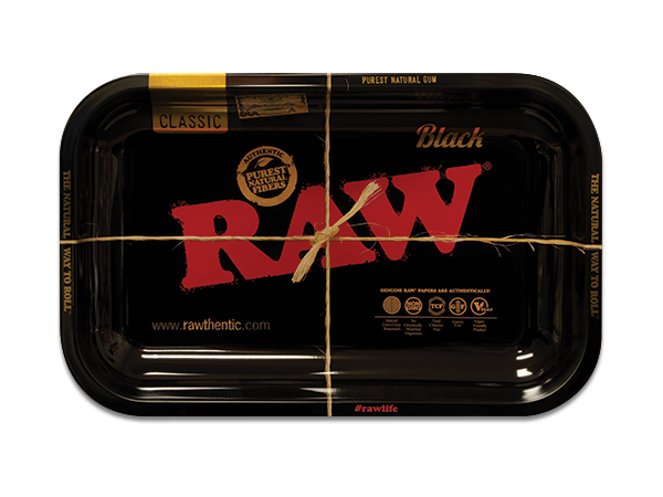 Taca do skrętów RAW ‘Classic Black’ (mała, 11″ x 7″)