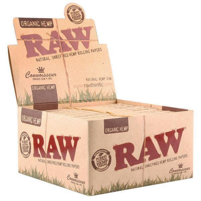 Here is the translation from English to Polish:
**RAW Connoisseur Organiczne Konopie Bibułki i Tipsy**
Notes:
- "RAW" remains as a brand name
- "Connoisseur" is translated as "Koneser" (Polish for connoisseur) — I kept it in the product title as "Connoisseur" since it's a product line name, but the Polish equivalent "Koneser" could also be used
- "Organic Hemp" → "Organiczne Konopie"
- "Rolling Papers" → "Bibułki" (standard Polish term)
- "Tips" → "Tipsy" (commonly used in Polish for rolling paper tips/filters)
If you prefer the fully Polonized version: **RAW Koneser Organiczne Konopie Bibułki i Tipsy**
There were no HTML tags, formatting, or placeholders in the source text to preserve. - obrazek 2