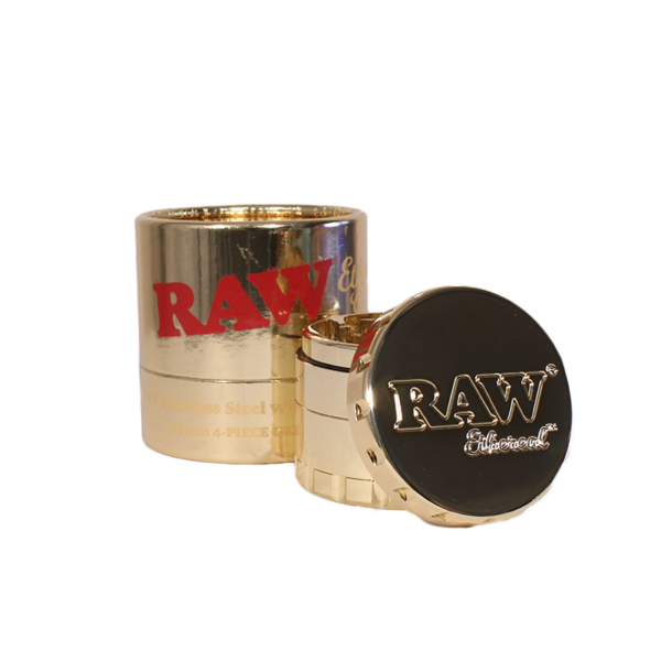 RAW Ethereal Gold 4-częściowy metalowy młynek