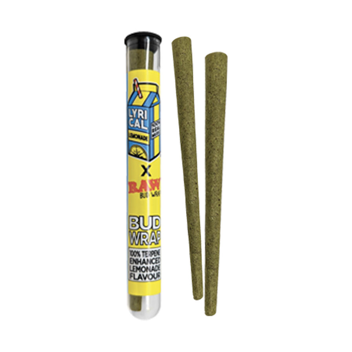 RAW x Lyrical Stożki do zawijania ziół wzbogacone terpenami – Lemonade