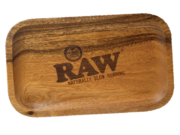 RAW drewniana taca do skrętów (mała 11 x 7)