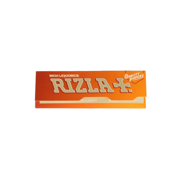 RIZLA Aromatyzowane bibułki do skrętów: Bogata lukrecja – Standardowe