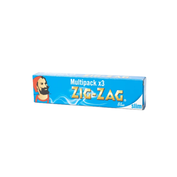 Zig Zag Bibułki do skrętów, multipak: Blue King Size Slim