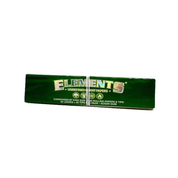 Elements Connoisseur Ultra Cienkie Nierafinowane Roślinne Bibułki do Skrętów i Filtry