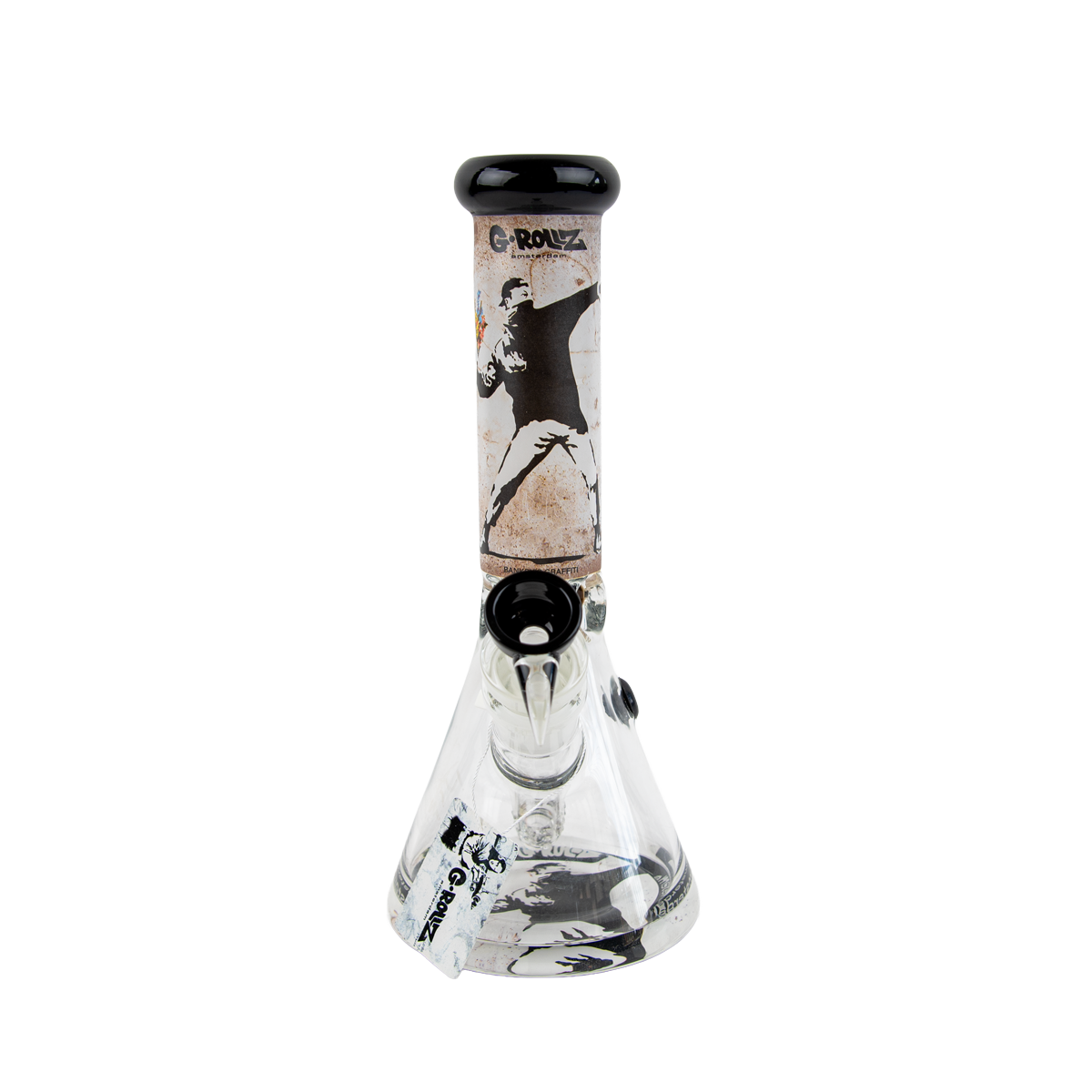 G-Rollz Banksy Glass Bong - obrazek 3