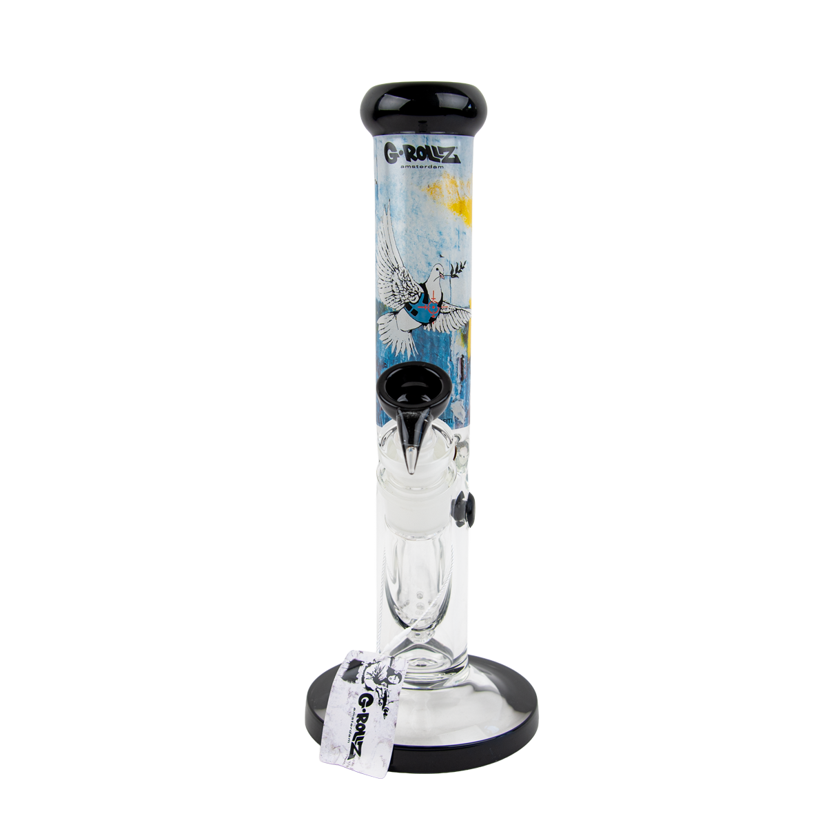 G-Rollz Banksy Glass Bong - obrazek 2