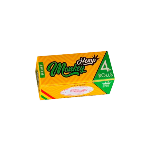 Małpi Król King Size Ultra Cienkie Rolki 4m – Konopie