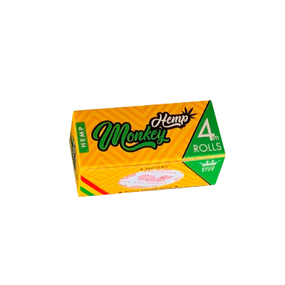 Małpi Król King Size Ultra Cienkie Rolki 4m – Konopie