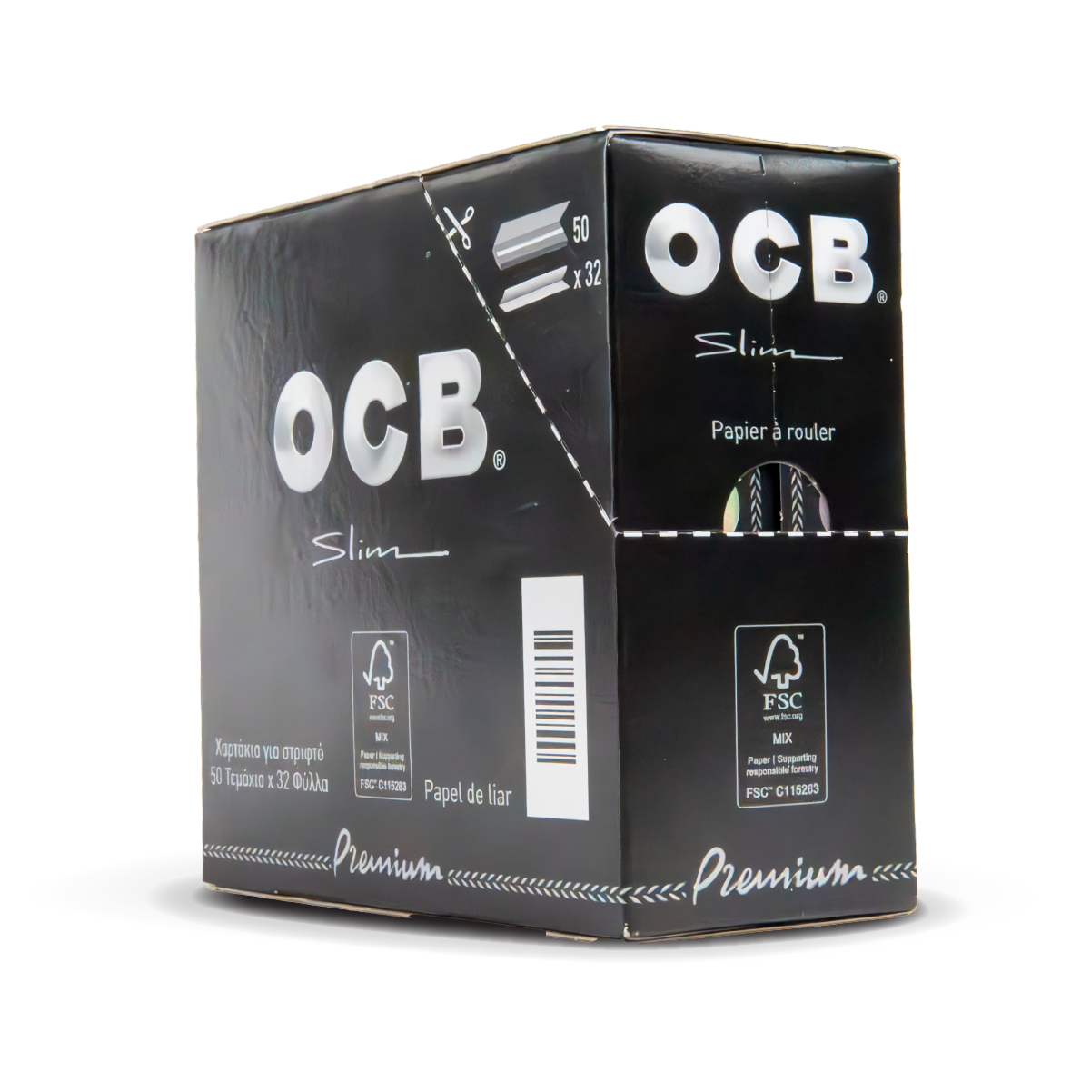 OCB Bibułki do skrętów: Premium – King Size Slim - obrazek 2