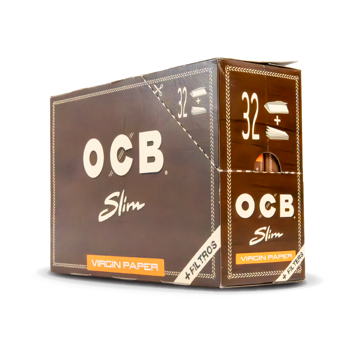 OCB Bibułki + Filtry: Virgin – King Size Slim - obrazek 2