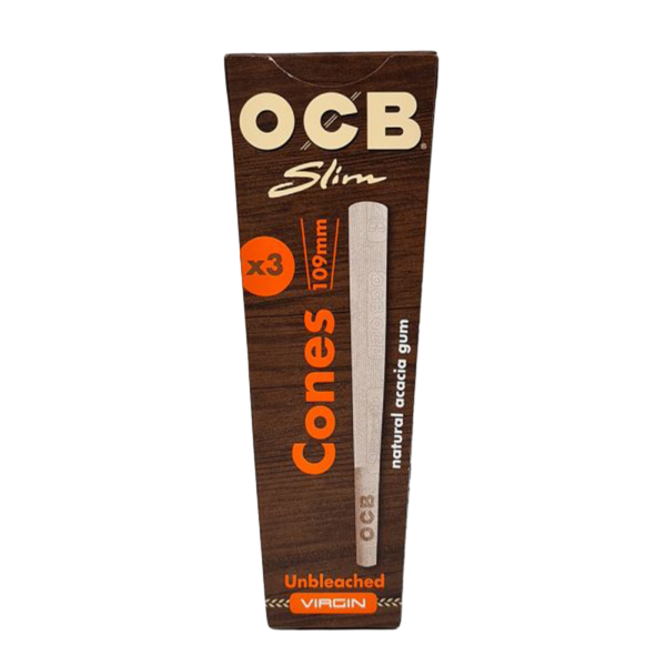 OCB Pre-rolled Cones: Virgin Slim – 3 x 109mm Stożki