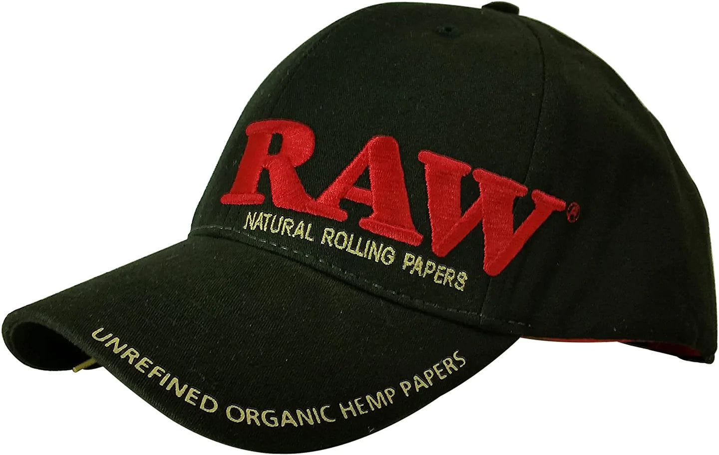 RAW Czapka baseballowa z pokerem – Czerwone logo