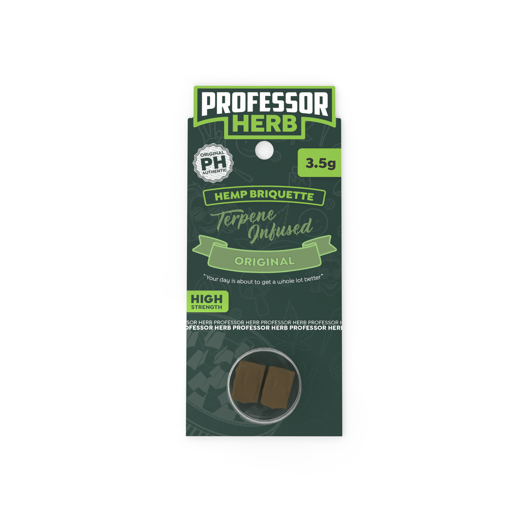 Professor Herb Brykiet konopny hasz (3.5g) – Oryginalny - obrazek 2
