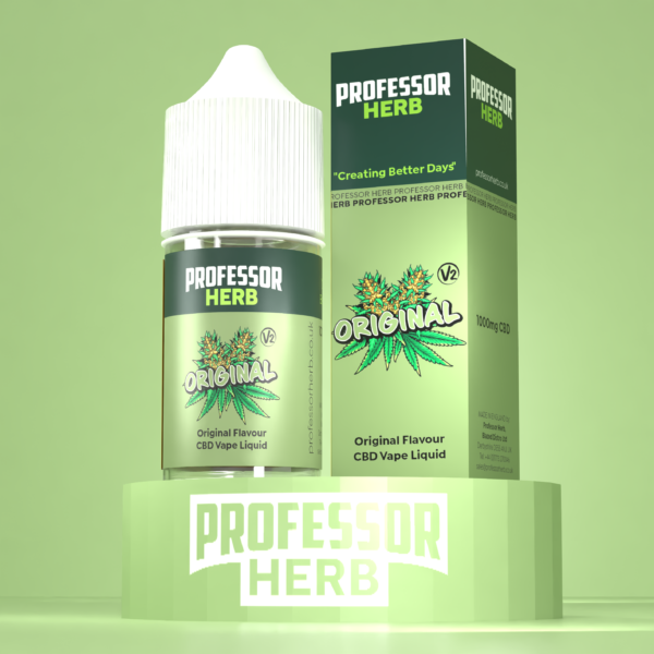 Professor Herb CBD Płyn do waporyzacji 1000mg/30ml – Original V2