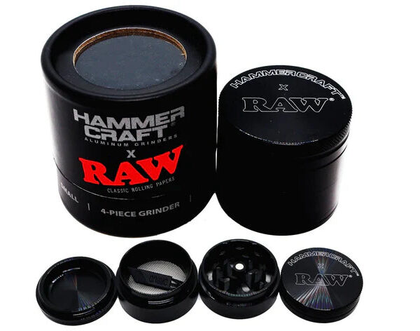 RAW x HAMMERCRAFT Aluminiowy Młynek – Czarny