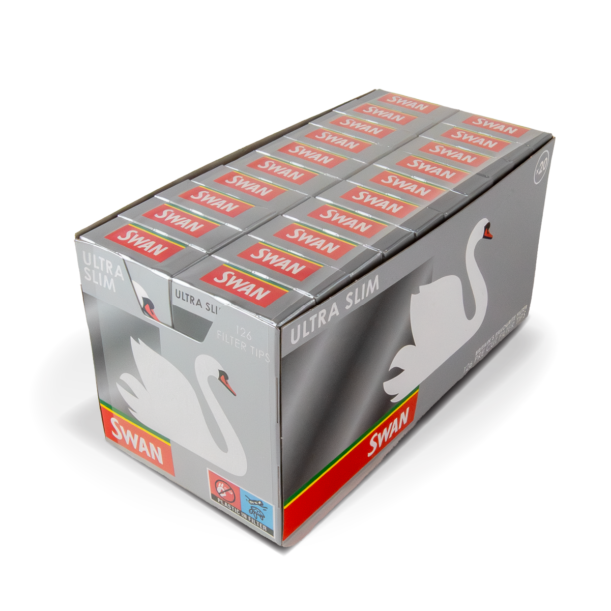 Filtry Swan: Ultra Slim – 126 końcówek - obrazek 2