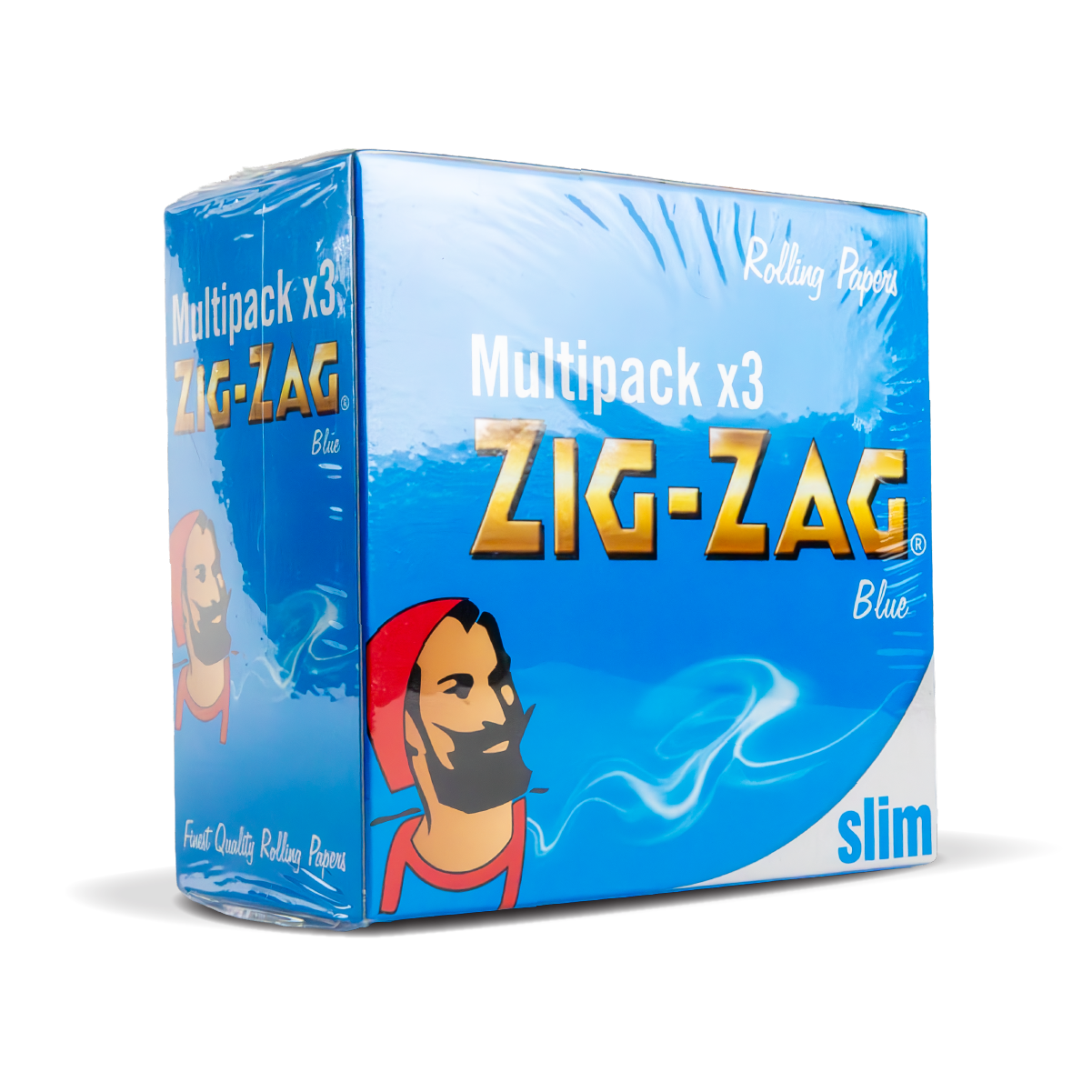 Zig Zag Bibułki do skrętów, multipak: Blue King Size Slim - obrazek 2
