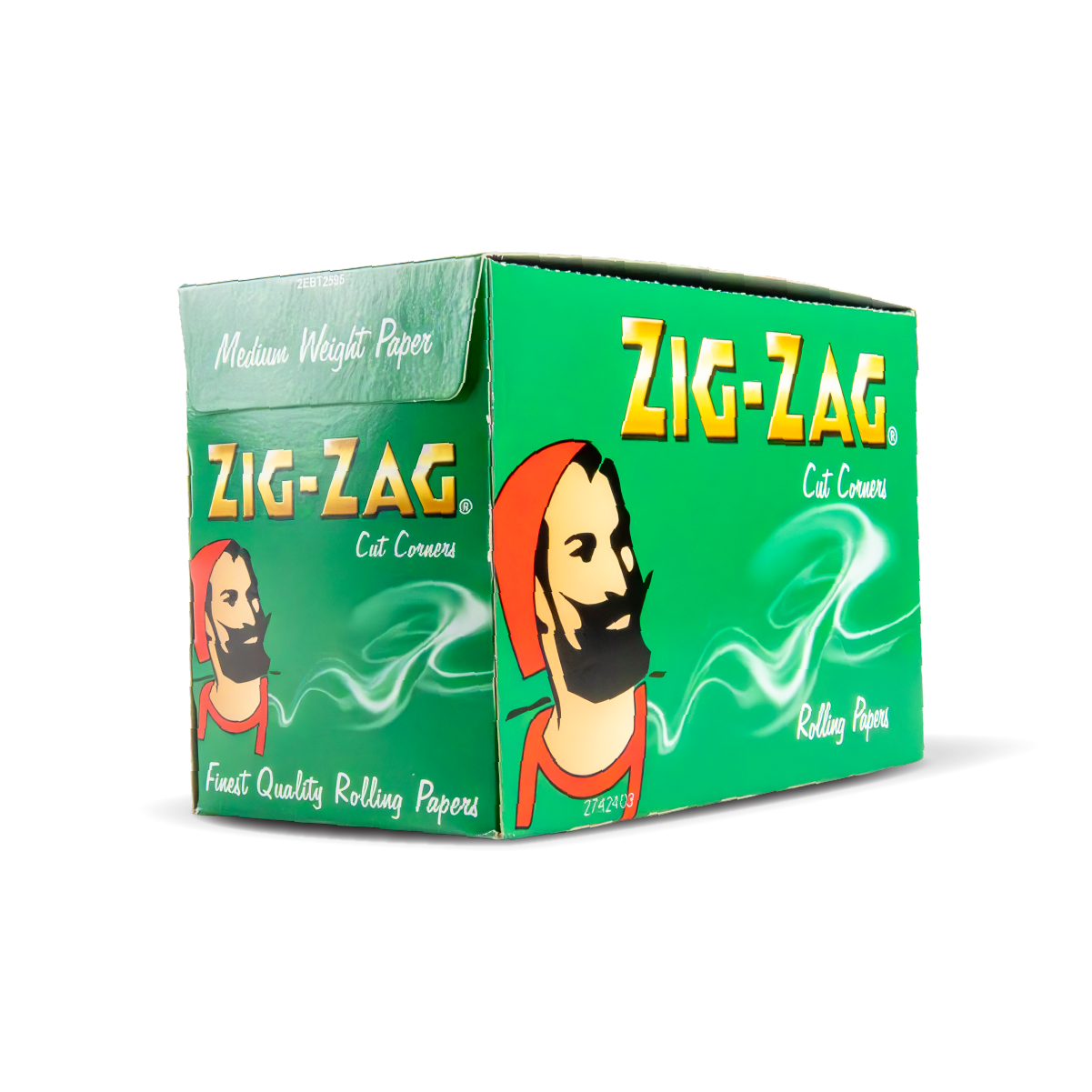 Zig Zag Bibułki do Skrętów: Zielone – Standard - obrazek 2